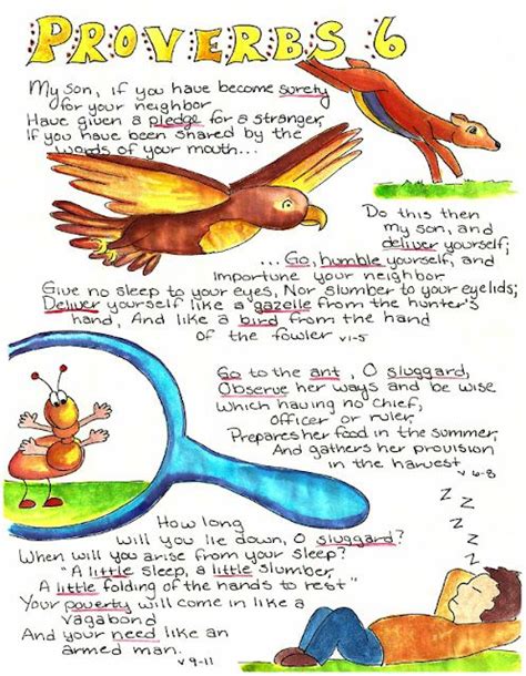 Image result for Proverbs 6 Lesson