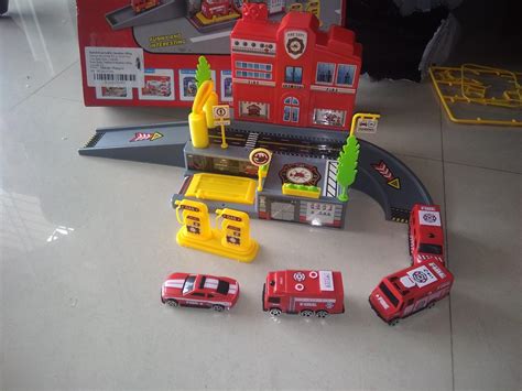 Buy Toyshine Fire Brigade Track Set with 4 Cars and Accessories ...