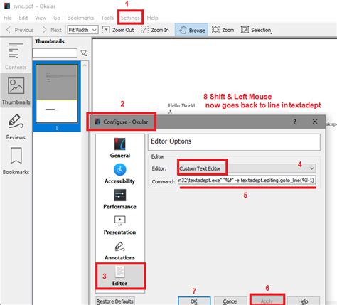 Image result for Add SyncTeX to Texmaker