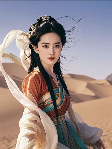 刘亦菲 Ai 敦煌 的图像结果