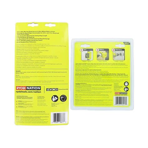 Ryobi A99ht2 Door Hinge Installation Kit/Mortiser Template Bundled with ...