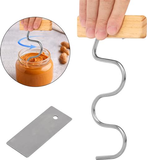 Natural Peanut Butter Stirrer Kit | Fits 16-26 OZ Jars | Includes ...