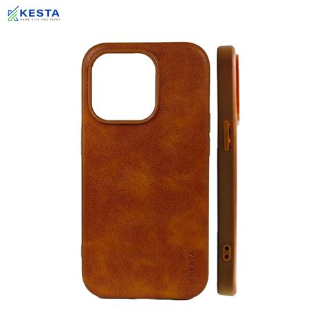 iPhone 14 Pro Max Brown Brave Leather Cover – Kesta