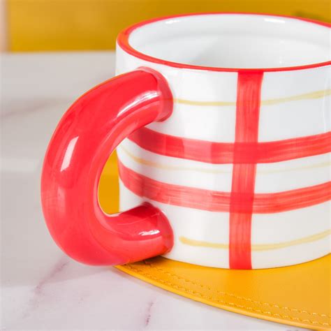 Artsy Ceramic Cup For Coffee Set Of 4 330ml Online - Premium Coffee Mug ...
