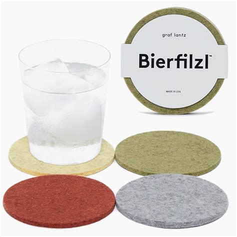 Graf Lantz Coaster Round 4 Pack - Ikebana - Mahogany, Sage, Champagne ...