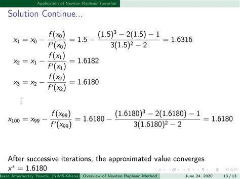 Newton-Raphson Backward Iteration Method Tutorials 的图像结果