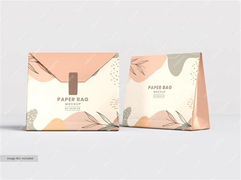 Premium PSD | Paper shopping bag branding mockup