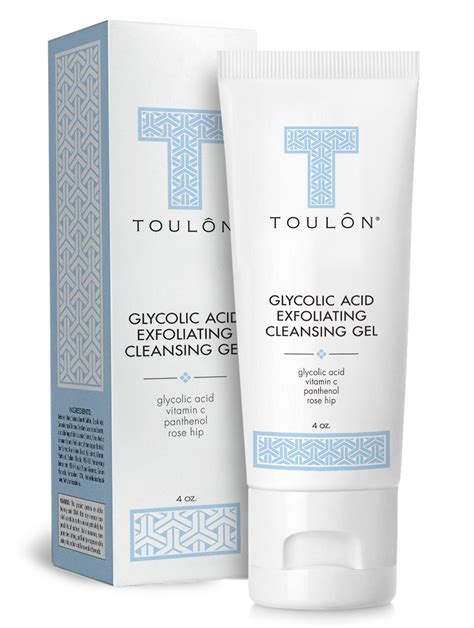 Touloon Glycolic Acid Facial Cleanser: Alpha Hydroxy Face Wash With Aha ...