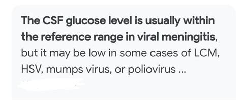 Viral meningitis csf findings - Brainly.in