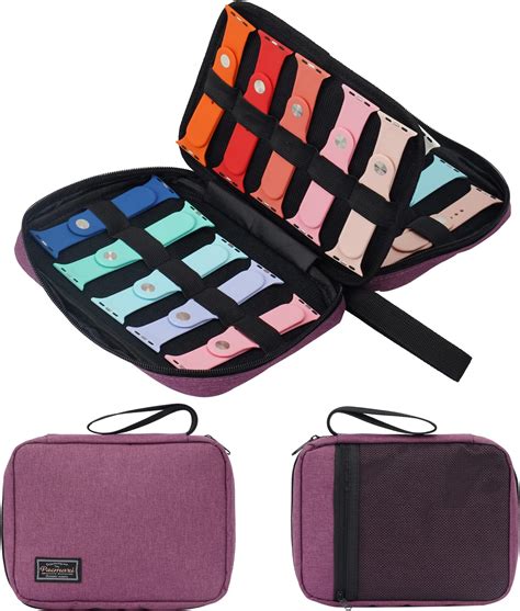 Amazon.com: Watch Band Organizer, Waterproof Watch Bands Storage case ...