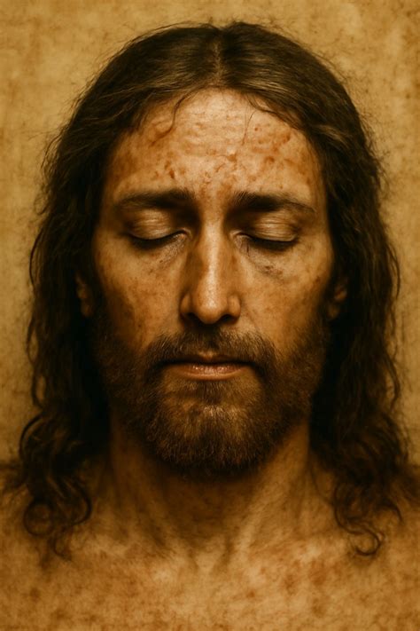Enhanced Turin Shroud Head: Colorized, Realistic L... - AI Art