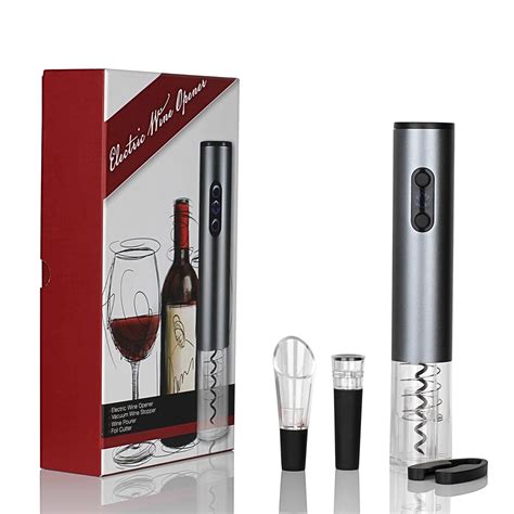 Buy Jiffy Vinomatic Wine Accessory Gift Set with Vacuum Stopper ...