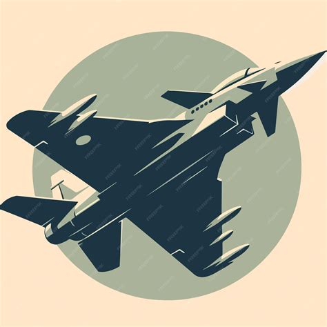 A picture of a fighter jet with the words f on the bottom | Premium AI ...