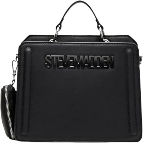 Steve Madden Bevelyn Convertible Crossbody Bag, Black: Handbags: Amazon.com