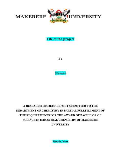 Image result for Research Project Report Example