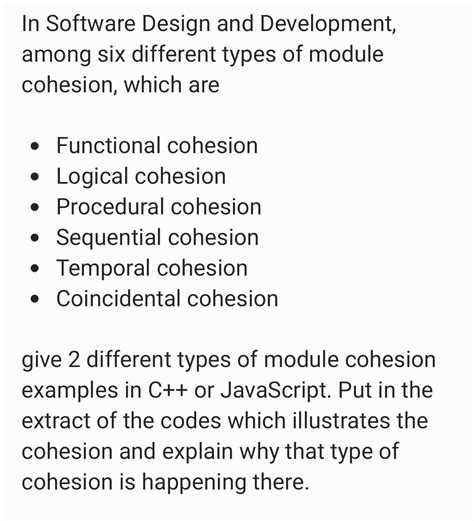 Image result for Cohesion of a Module in Java