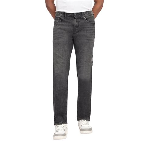 COFF-BLACK REGULAR FIT JEANS – Everblue