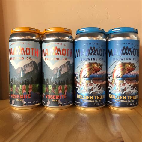 2 x 4 Pack 16oz Cans (Choose 2) | Mammoth Brewing Company