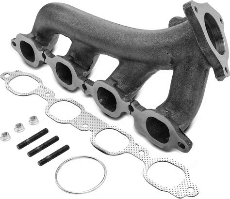 A-Premium Left Exhaust Manifold Kit W/Gaskets & Studs & Nuts [8Cyl 5.3 6.2L] Compatible with ...