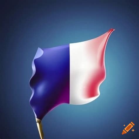 French flag in 3d on Craiyon