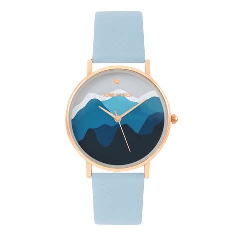 Joker & Witch Blue Valley PU Strap Watch For Women