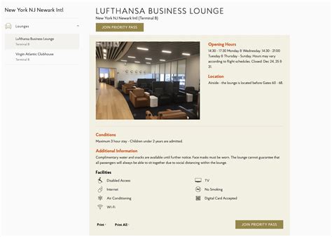 Lufthansa Lounge Newark kommt zu Priority Pass - You Have Been Upgraded