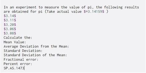 Image result for Errors When Calculating Pi Using Measurements