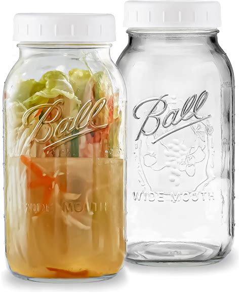 Amazon.com: Smiths Mason Jar 1 Gallon / 128oz Large Glass Jars with ...