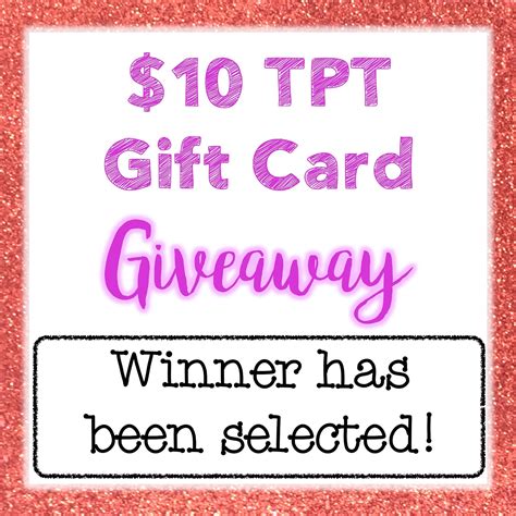 Workshop Classroom: TPT Gift Card Giveaway...another one!