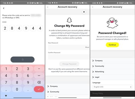 Image result for Snapchat Set Password