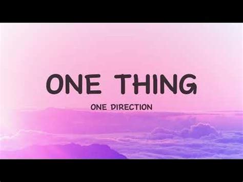 Image result for One Simple Thing Lyrics