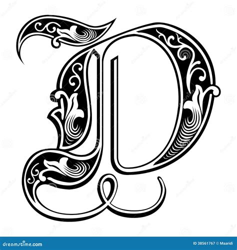 Letter D Fonts