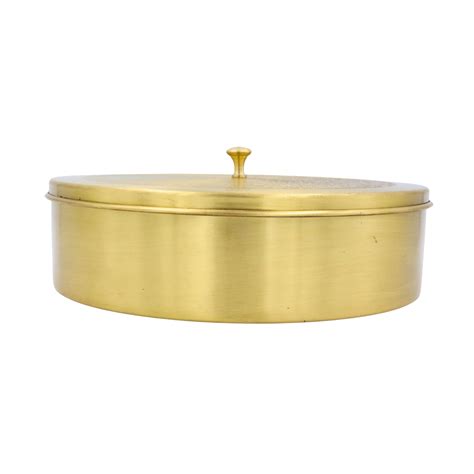 Brass Spice Box with 7 Compartments – Natriel