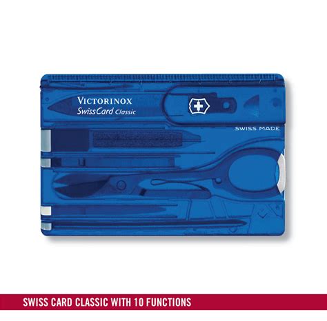 Buy Swiss Card Sapphire Blue Translucent Online at Best Prices - Swiss ...