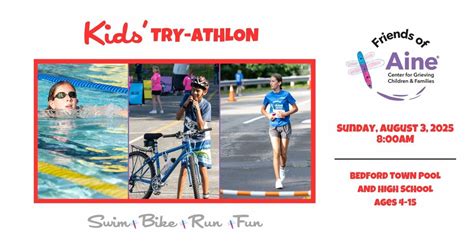 2025 Kids Try-Athlon, Bedford Town Pool, 3 August 2025 | AllEvents