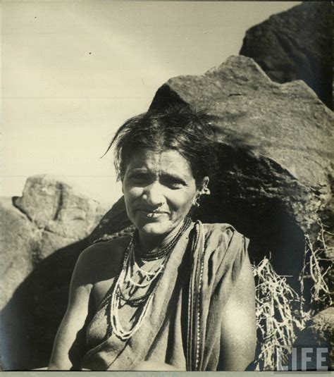 Portrait of an Indian Tribal Woman - Old Indian Photos