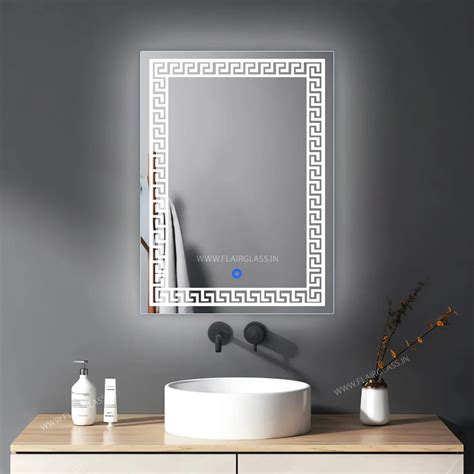 Zigzag Connect Moon Glow - LED Mirror - Natural White Light - Rectangu ...