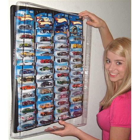 HOT WHEEL DISPLAY CASE FOR PACKAGED CARS BLACK - Walmart.com in 2021 ...