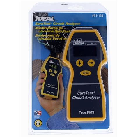 IDEAL SureTest Digital Display Circuit Tester Specialty Meter 15 Amp ...