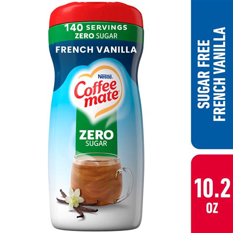 Great Value Sugar Free French Vanilla Coffee Creamer, 32 fl oz ...