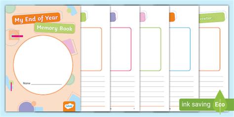 End of Year Memory Book (teacher made) - Twinkl