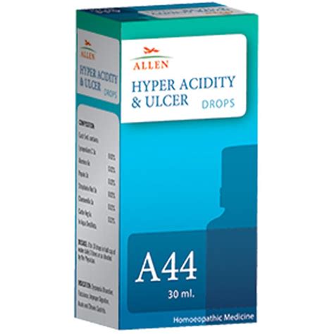 BUY Allen A44 Hyper Acidity & Ulcer Drops 30ml DISCOUNT 55% OFF CoD ...