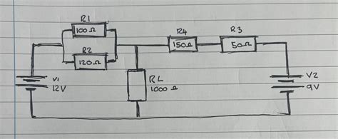 Calculating voltage drops across resistors with 2 sources : r ...