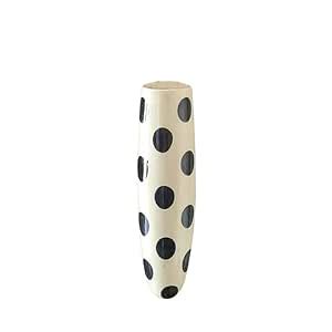 Lasaki Prism dot Black Wall Magnetic Ceramic Planter for Fridge, Plants ...