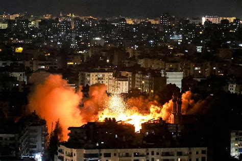 Israel Bombs Beirut Outskirts, Citing Hezbollah Drone Workshops - The ...