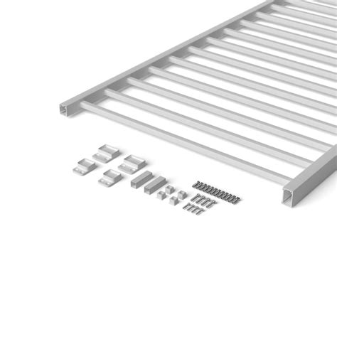 Deckorators Pre-Assembled 6-ft x 36-in Textured white Aluminum Deck ...