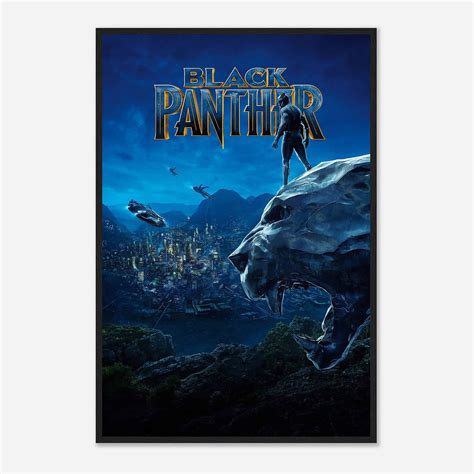 Black Panther Movie Poster, Black Panther Poster for Gift - Citiesbox