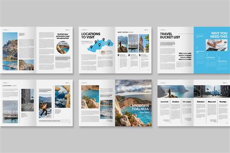 Travel Magazine Template [Indesign, INDD] - BrandPacks