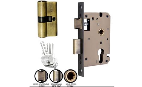 Atom Heavy Duty Mortise Door Lock with Both Sided Key for Bedroom ...
