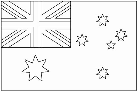 Australian Flag Black And White